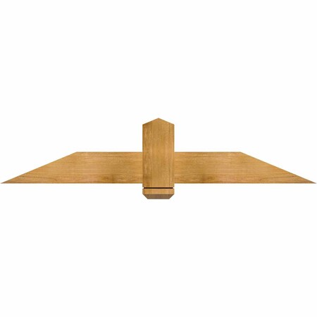 Ekena Millwork Eugene Rough Sawn Timber Gable Bracket, Western Red Cedar, 60"W x 12"H x 2"D x 6"F, 5/12 Pitch GBW060X12X0206EUG00RWR